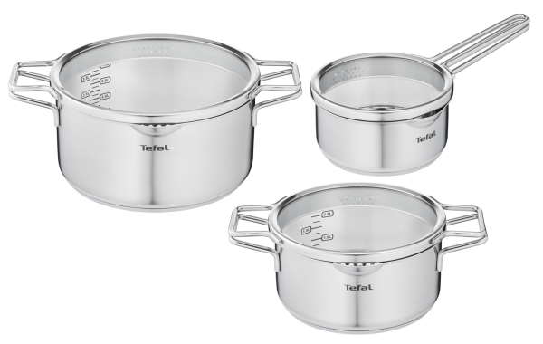 Tefal Nordica H852S3 kattilasetti, 3-osainen