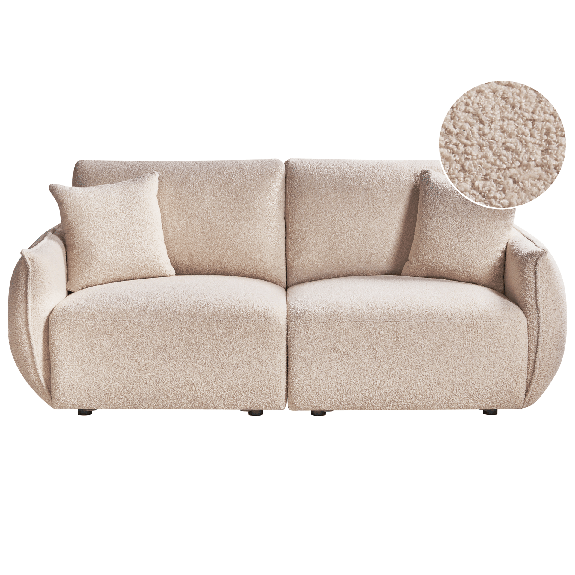 Mesnali 2-istuttava moduulisohva - Beige