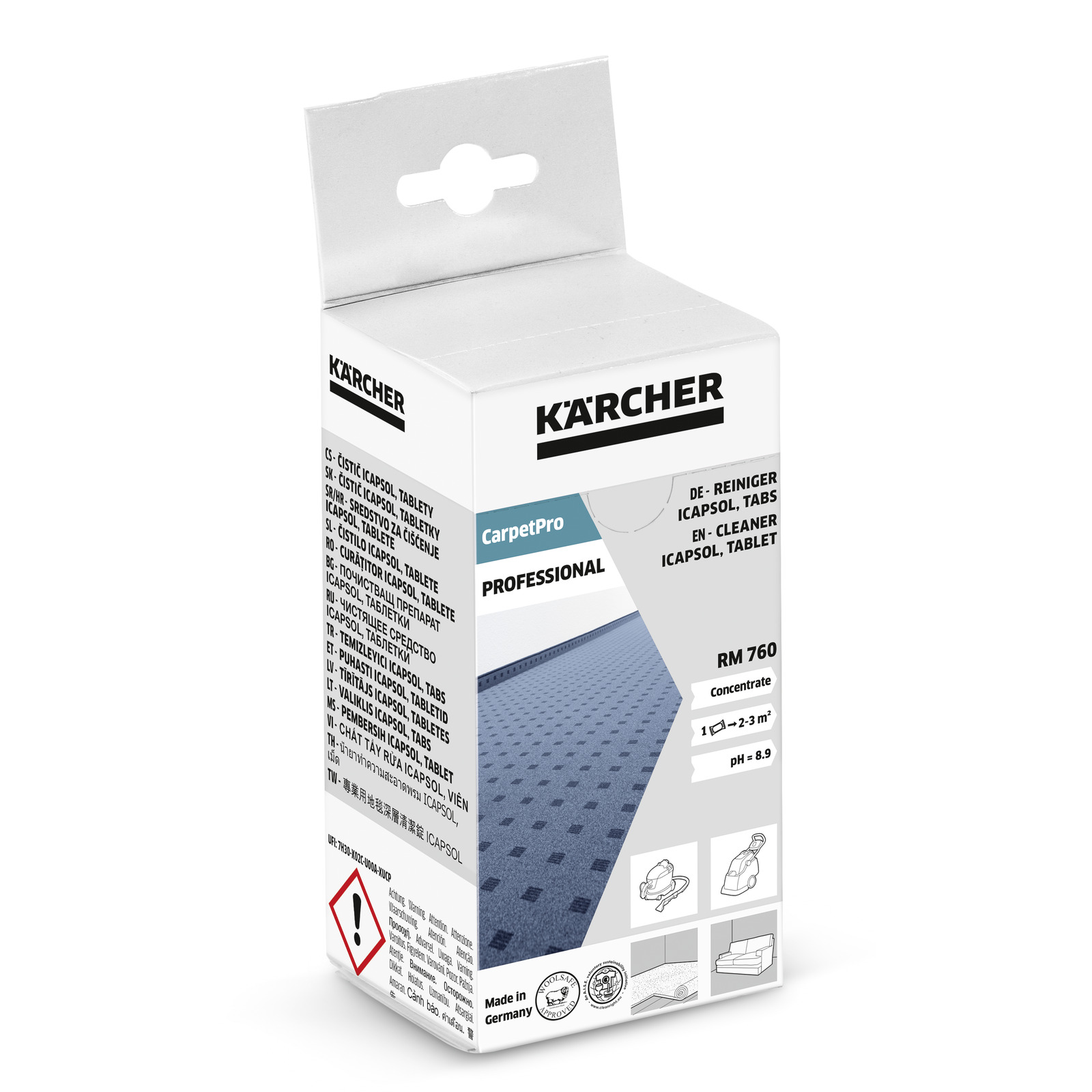 Kärcher Tekstiilipesutabletti CarpetCleaner RM 760, 16Tablets